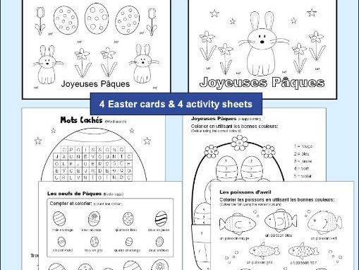 PAQUES - French class Easter resource