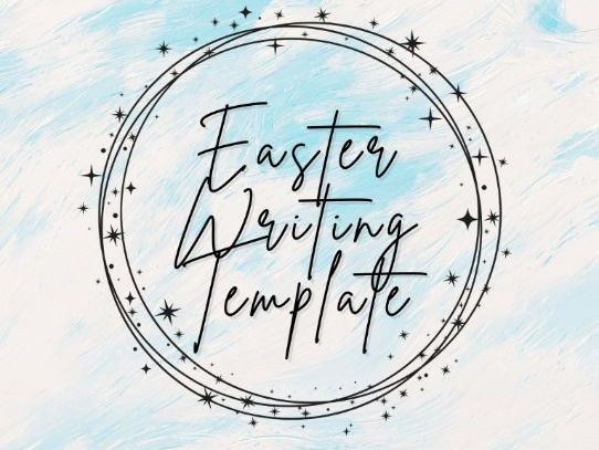 Easter Writing Template