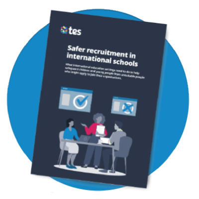 Safer recruitment in international schools guide image