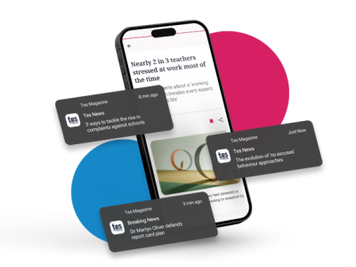 Tes Magazine App Never miss a breaking story